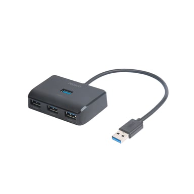 USB-A hub med 4 porte 5 Gbit/s ekstr
