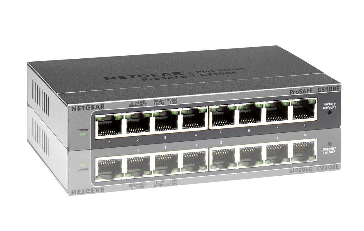 NETGEAR GS108E Géré Gigabit Ethernet 101001000 Neuf - vue 7