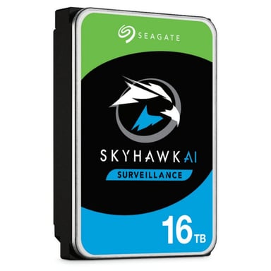 Seagate SkyHawk AI disque dur 16 To 7200 tr/min 256 Mo 3.5'' Série ATA III