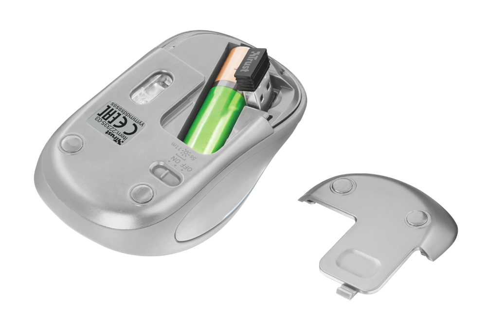 Trust Yvi FX souris Bureau Ambidextre RF sans fil Optique 1600 DPI - Neuf