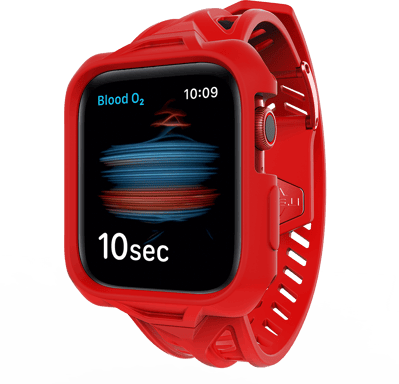 Spectrum Band per Apple Watch 42-44mm 42-44 mm Rosso Itskins