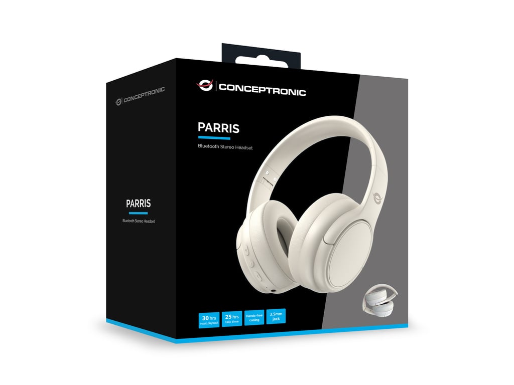 Casque Conceptronic PARRIS03C – Filaire & Sans Fil, Bluetooth, Musique - vue 2