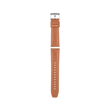Watch GT 2 Classic, Boitier de 46mm argenté et bracelet Brun Cuir