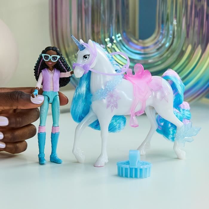 Coffret Poupée et Licorne Spin Master – Layla et Glacier Unicorn Academy - vue 2