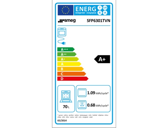 Four Encastrable SMEG SFP6301TVN – 70L, Pyrolyse, Chaleur Tournante, 10 Modes - vue 4