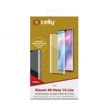 Celly 3D Glass Protector de pantalla Xiaomi 1 pieza(s)