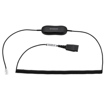 Câble Jabra GN1218 QD 2m – Connexion Rapide, RJ-9 - vue 2