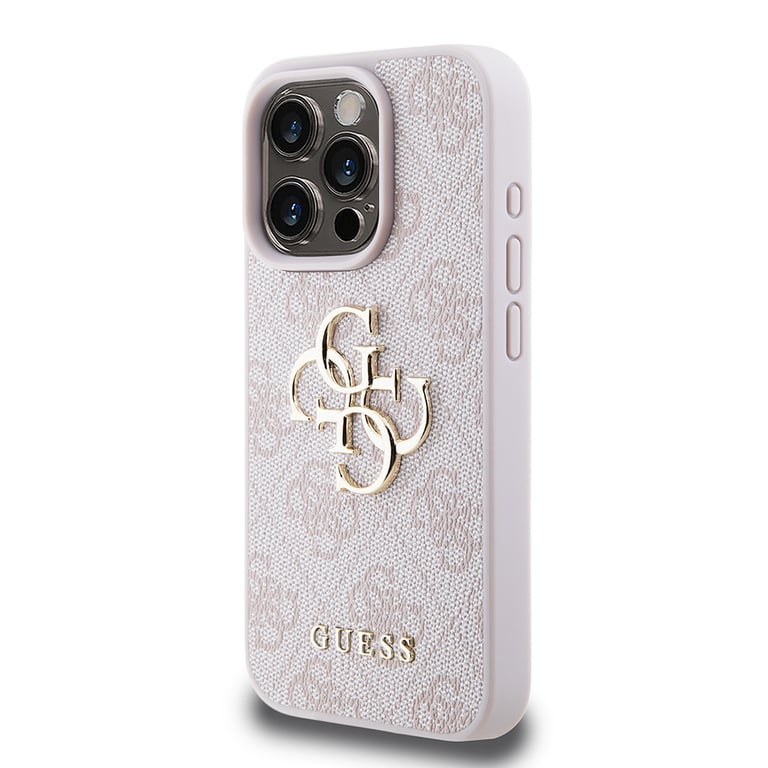 Guess coque de protection pour téléphones portables 15,5 cm (6.1 ) Housse Rose Apple (brand) Apple iPhone 15 Pro