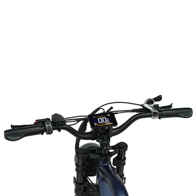 Bicicleta de montaña eléctrica MAXTURN MX10 con batería de 48 V y 13,5 Ah, Shimano de 7 velocidades - Verde