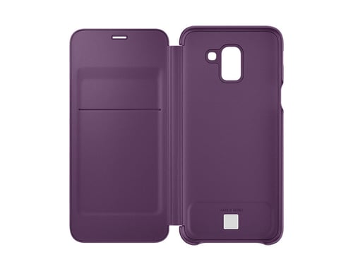 Folio pour Samsung Galaxy J6 Flip Wallet Violet Samsung