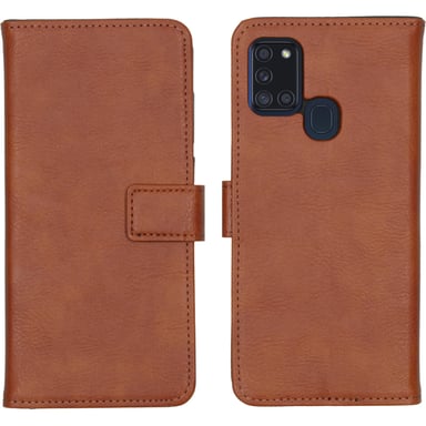 imoshion Étui de télephone portefeuille pour Samsung Galaxy A21s - Marron