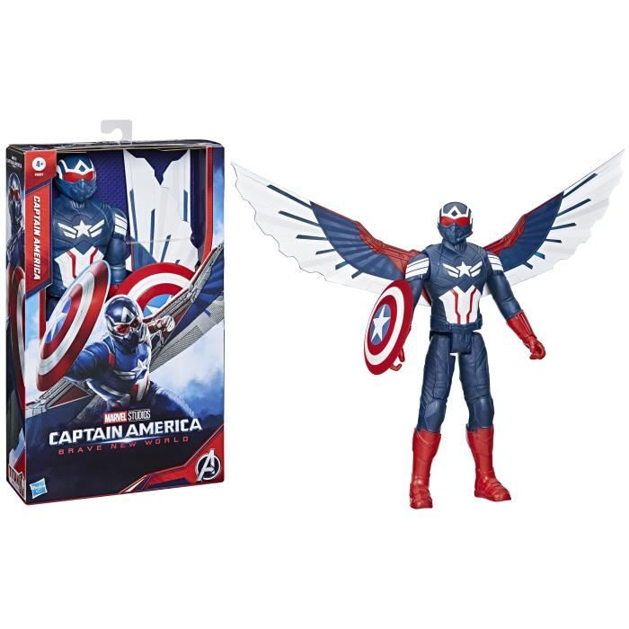 Figurine Captain America 30 cm Deluxe, Marvel Studios Captain America Brave New World - Neuf