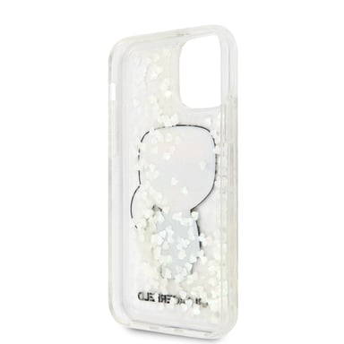 Funda iridiscente que brilla en la oscuridad Karl Lagerfeld para Apple iPhone 11, Negro