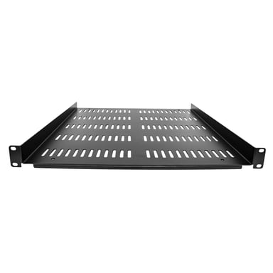 StarTech.com Estante Ventilado 1U para Armario Rack de Servidores - Bandeja Universal Voladiza para Montaje en Rack de 19'' - Capacidad de 25kg - de 20'' de Profundidad
