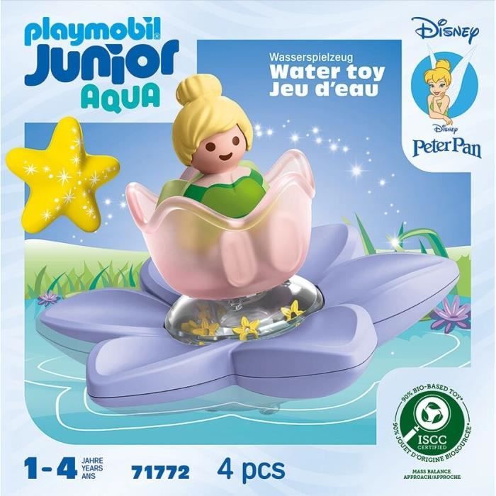 PLAYMOBIL JUNIOR 71772 Fée Clochette et fleur Disney 4 pièces Dès - vue 10