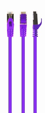Gembird PP6A-LSZHCU-V-1M câble de réseau Violet Cat6a S/FTP (S-STP)