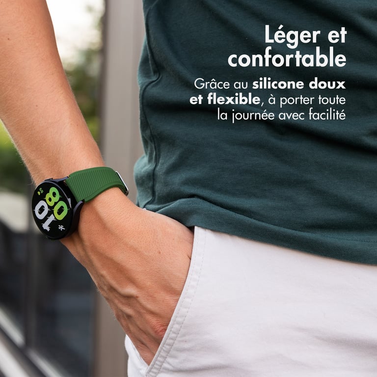 Bracelet 22mm Silicone - vue 6