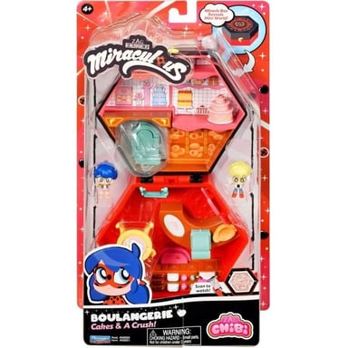 Miraculous Ladybug Bakery Chibi Playset con Figuras