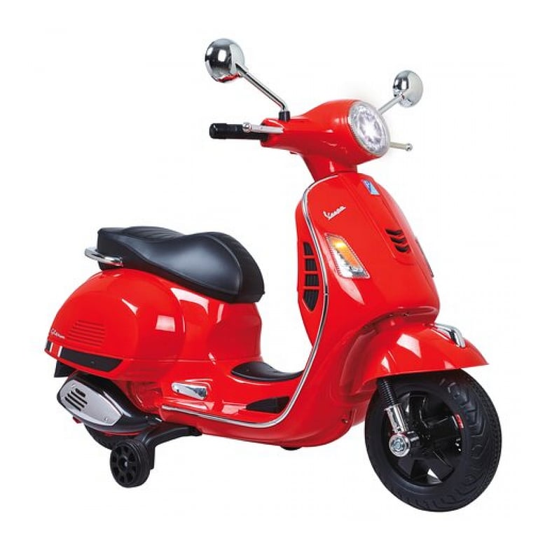 Scooter Électrique Vespa GTS 125 – 12V, Phares À LED Et Klaxon Amusant