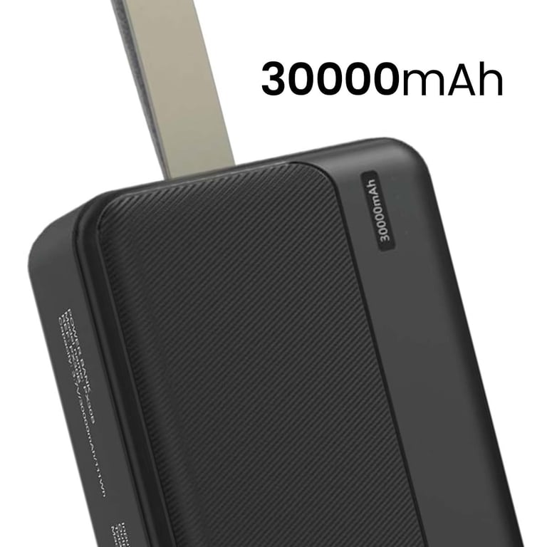 Powerbank PX30B 30000mAh 2 ports USB A avec Indicateur LED et Sangle Intégrée Neuf - vue 2