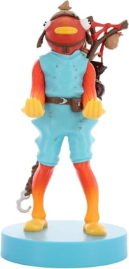 Figurine Fortnite Poiscaille - Cable Guys - Câble USB inclus - Support smartphone ou petit accessoire - 20 cm