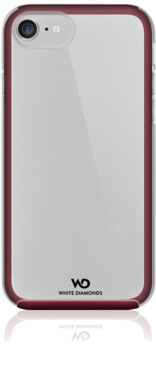 Coque de protection Essential Clear pour Apple iPhone 6/6S/7/8, Burgundy