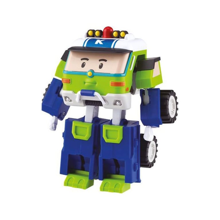 Figurine robot 10 cm Silverlit – Robocar Poli – Véhicule Transformable Keaton 2 en 1 - vue 4