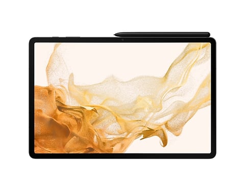 Samsung Galaxy Tab S8+ SM-X806 5G LTE-TDD & LTE-FDD 128 GB 31,5 cm (12,4'') Qualcomm Snapdragon 8 GB Wi-Fi 6E (802.11ax) Grafite
