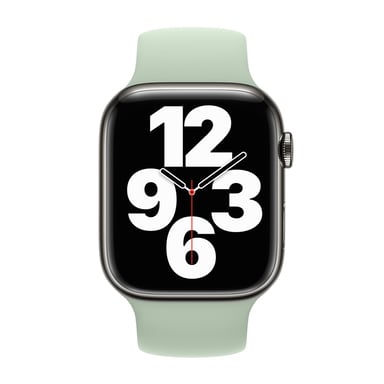Bracelet Boucle unique en Silicone pour Apple Watch | 38/40/41/42 mm - Taille 6 - Mineral Green