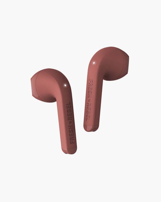 Fresh 'n Rebel Twins Core Casque True Wireless Stereo (TWS) Ecouteurs Appels/Musique Bluetooth Rouge - Neuf