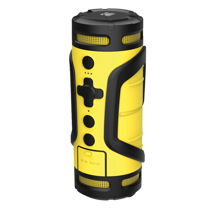 KODAK Enceinte Bluetooth PWS-2225Y : Son Puissant et Design Lumineux - Jaune - Neuf