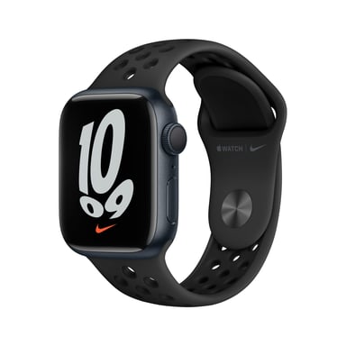 Apple Watch Nike Series 7 OLED 41 mm Digital 352 x 430 Pixeles Pantalla táctil Negro Wifi GPS (satélite)