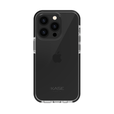 Funda trasera de malla deportiva para Apple iPhone 14 Pro, negro azabache