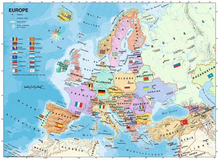 Puzzle 200 p Carte d'Europe - vue 4