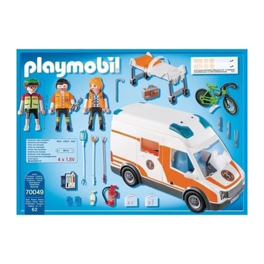 PLAYMOBIL 70049 - Ambulancia y paramédicos