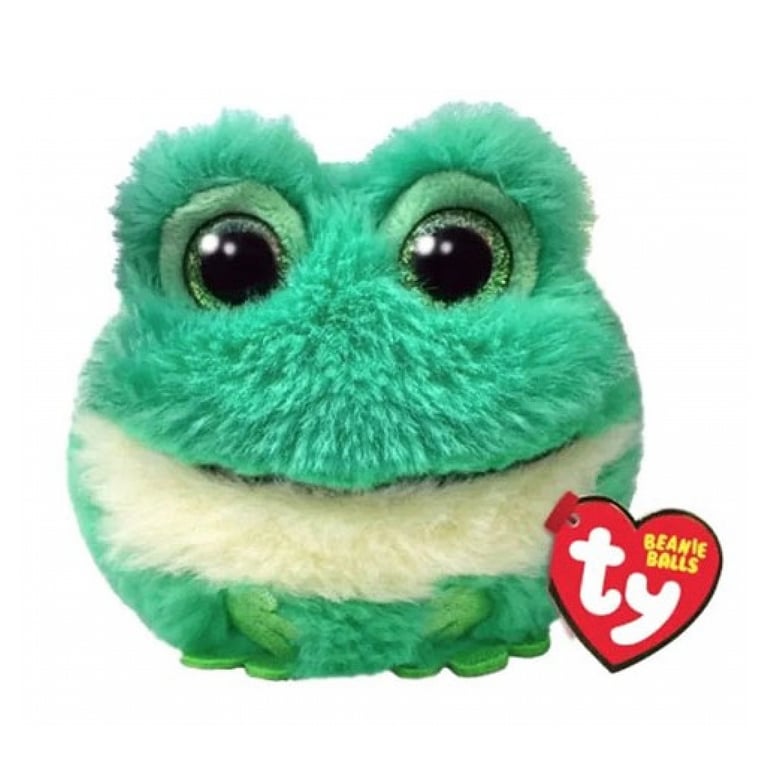 Peluche Puffies Gilly la Grenouille : Compagnon Doux et Amusant Neuf - vue 1