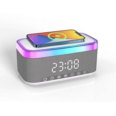 Enceinte-réveil avec station de charge sans fil RIVIERA