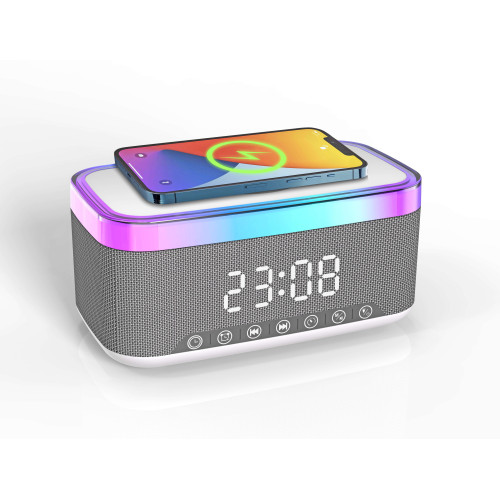 Enceinte réveil avec station de charge sans fil RIVIERA Neuf