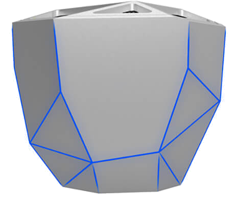 Enceinte Bluetooth Geo Speaker Argent