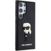 Custodia Karl Lagerfeld 3D Ikonik per Samsung Galaxy S24 Ultra, nera