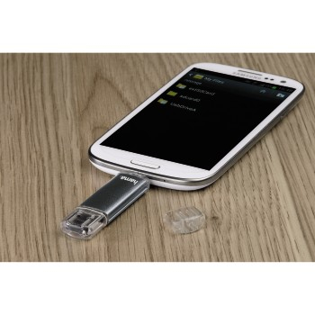 Hama Laeta Twin 16GB Unità flash USB USB Type-A 2.0 Grigio