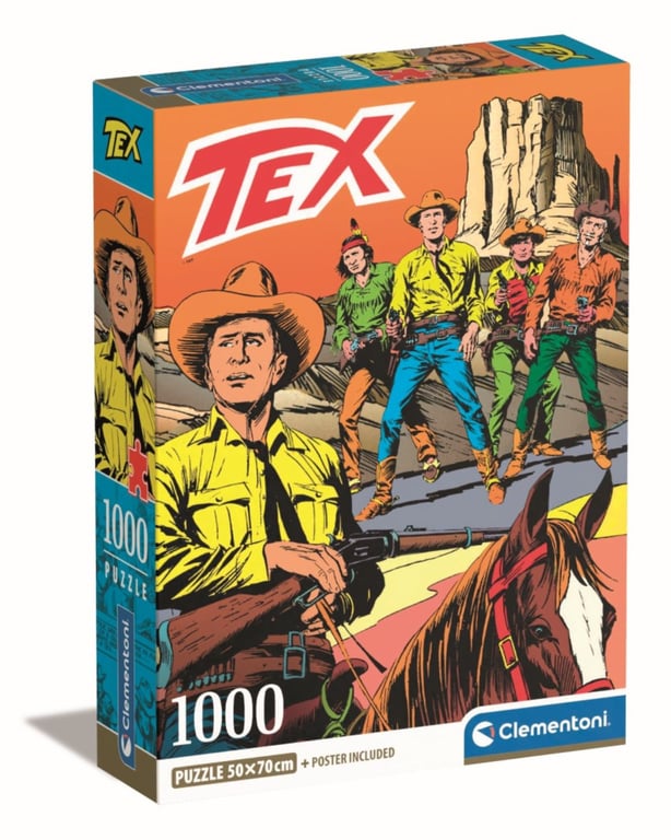 Clementoni Compact 1000 pièces Tex Neuf