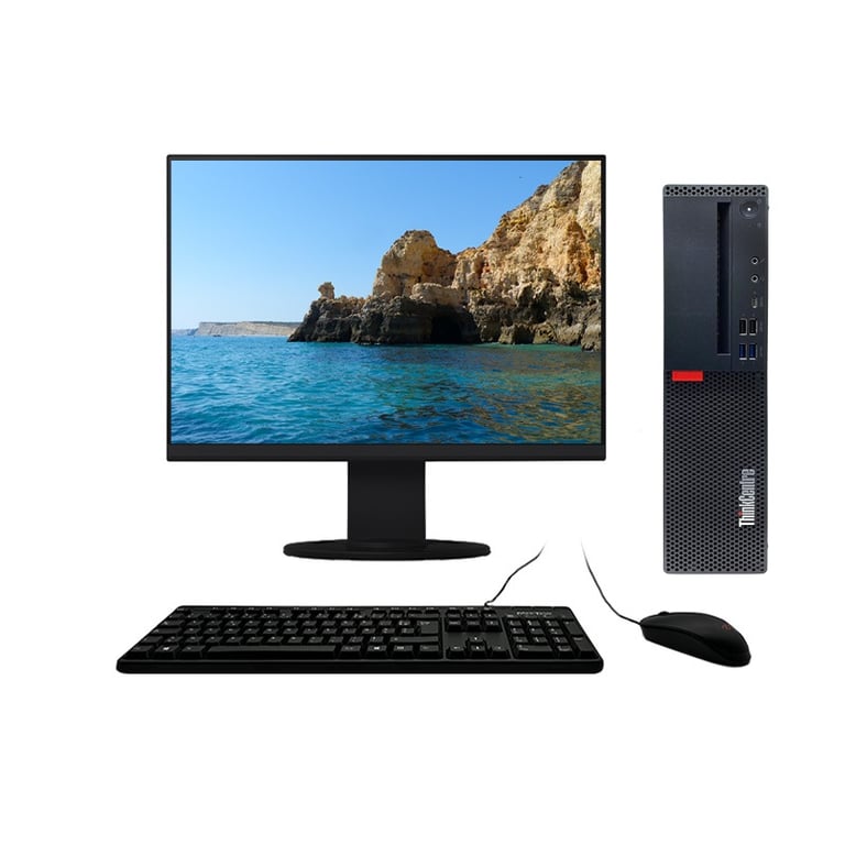 M920s i3-8100t 3.10GHz 8Go/240Go SSD Wifi W11 + Ecran 24 - Très bon état Très bon état - Lenovo reconditionné disponible sur Pixmania
