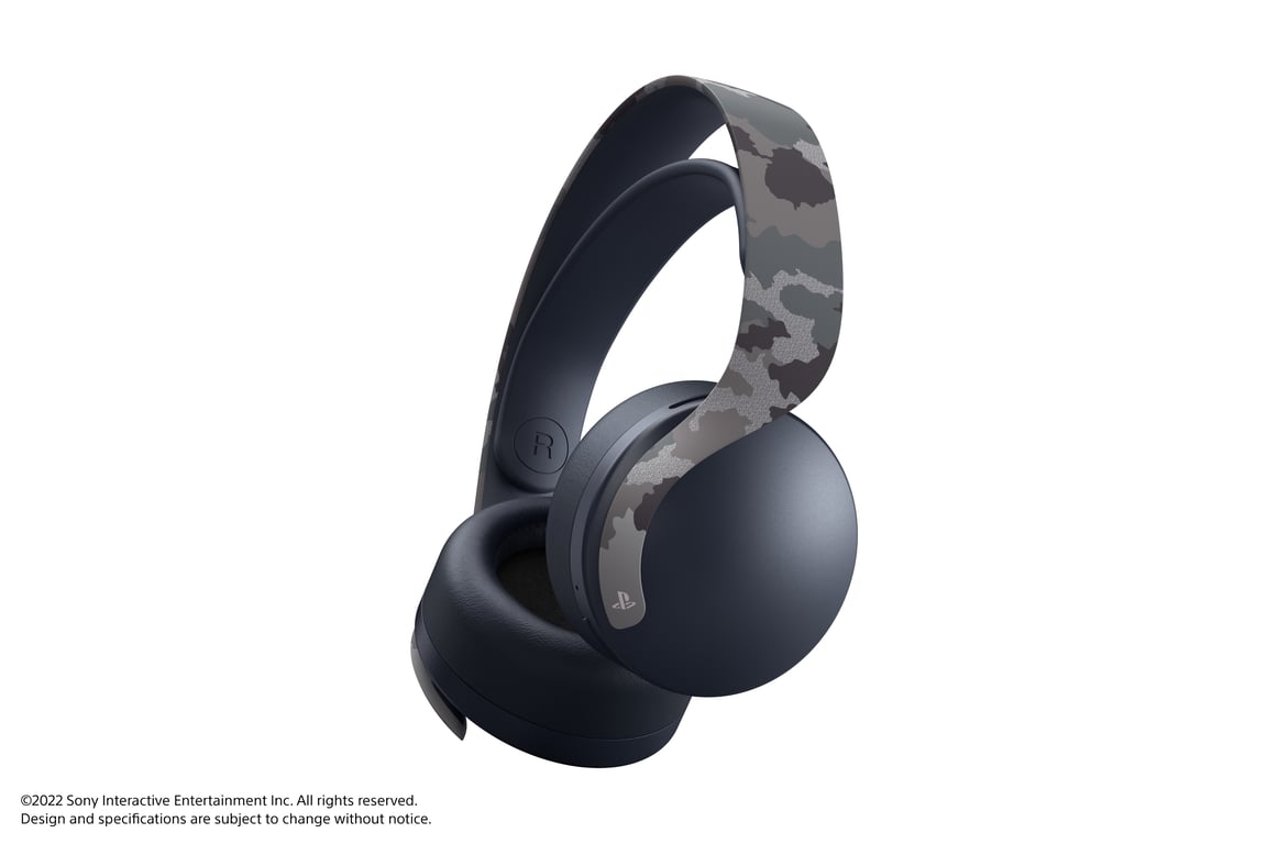 PULSE 3D - Sony Casque-micro sans fil, Camouflage gris - Neuf