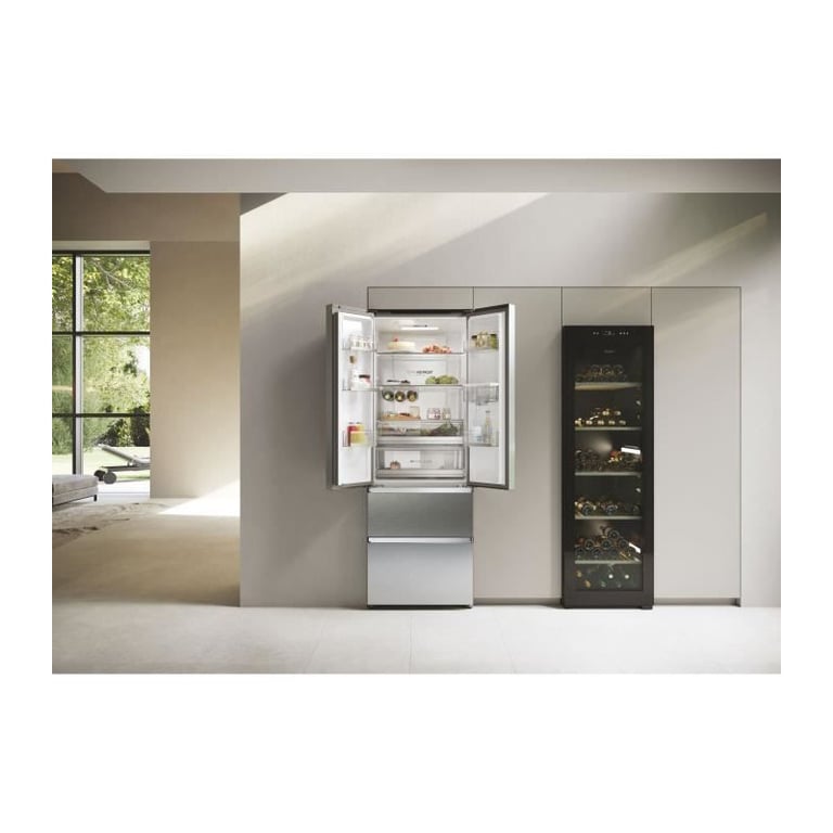 Réfrigérateur Portes HAIER HFR5720EWMG Classe E 477 337+140 37 dB - vue 5