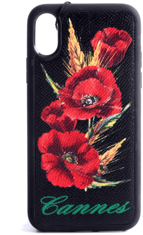 Dolce & Gabbana Coque Cannes Flowers iPhone X - XS Case