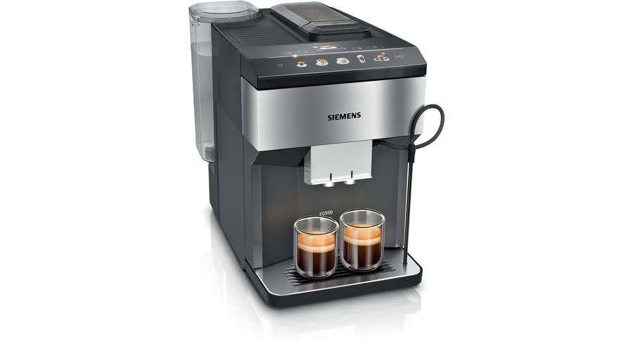 Machine à café automatique SIEMENS EQ500 classic TP516DX3 15 bar Home Connect Mousseur à lait - vue 2