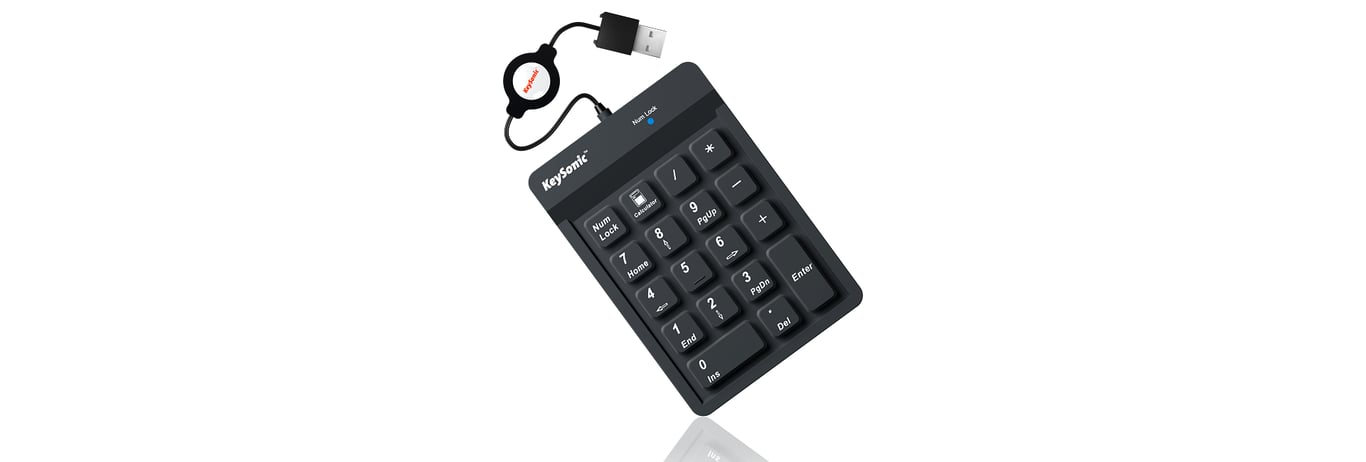 KeySonic ACK 118BK clavier numérique Universel USB Neuf - vue 2