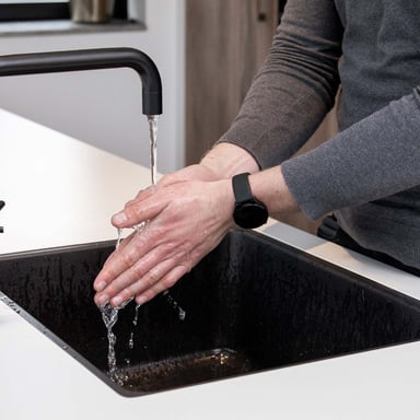 imoshion Bracelet sport en silicone pour Xiaomi Smart Band 8 / 9 - Noir