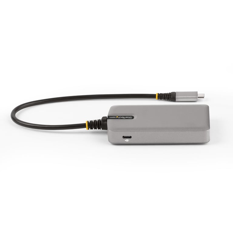 StarTech.com Hub USB C à 4 Ports avec Sortie Vidéo USB C DP Alt Mode 4K 60Hz 3X USB A 1x USB Type C Power Delivery Pass Through USB 3.2 10Gbps Câble 30cm Hub Portable HB31C3A1CDPPD3 - vue 10